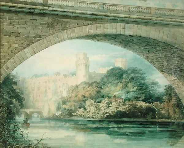 Warwick Castle and Bridge - view 1
