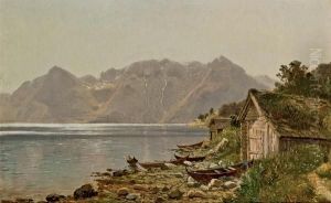 Sudtiroler Bergsee by Franz Richard Unterberger