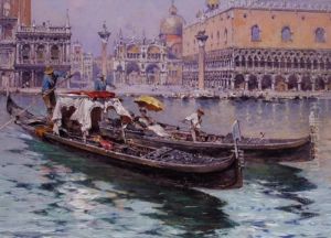Ansicht Von Venedig by Franz Richard Unterberger