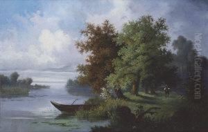 Lindenberg, North Holland by Franz Richard Unterberger