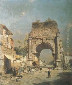 Gateway To Naples by Franz Richard Unterberger