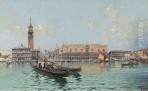Grand Canal Venice by Franz Richard Unterberger