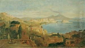 Blick Vom Posilipp Auf Neapel. by Franz Richard Unterberger