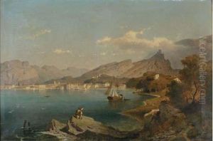 Lac De Garde, Torbole by Franz Richard Unterberger