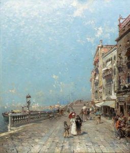 Riva Dei Sette Martiri, Venice by Franz Richard Unterberger