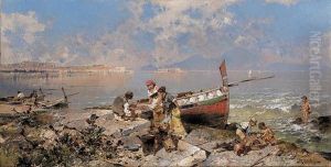 Scena Di Vita A Mergellina