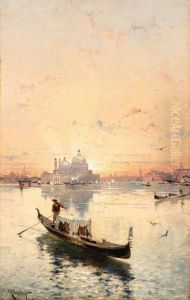 A Gondola Ride With Santa Maria Della Salute In The Distance