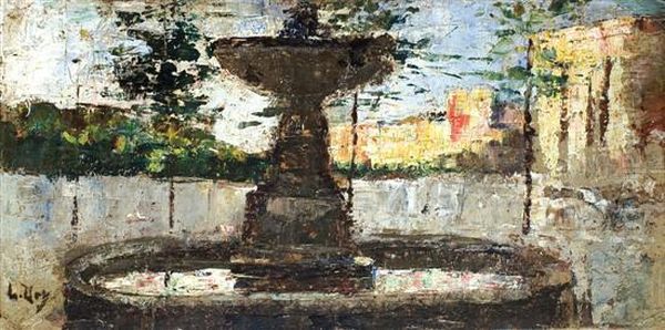 Fountain In Town Square - view 1