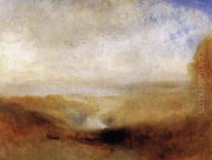 Landscape with a River and a Bay in the Background 1835-40 by Joseph Mallord William Turner