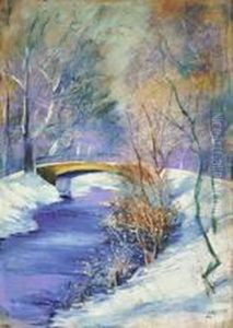 Tiergarten Im Winter by Lesser Ury