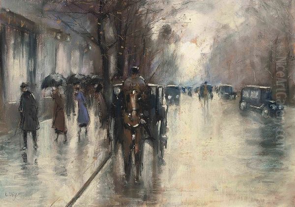 Unter Den Linden Im Regen - view 1