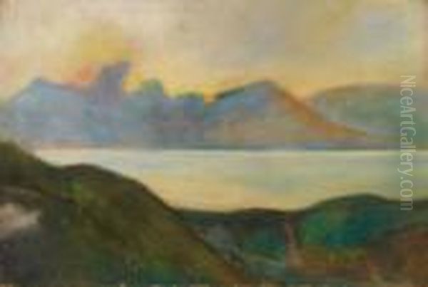 Oberitalienischergebirgssee - view 1