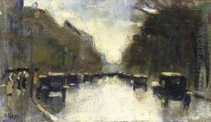 Ohne Titel (strase In Berlin) by Lesser Ury