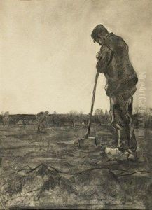 Bauer Auf Dem Feld by Lesser Ury