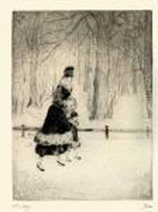 "dame Mit Kind Im Tiergarten"