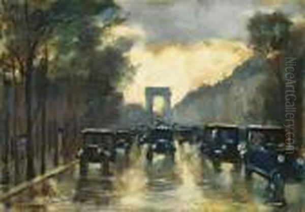 "champs-elysees Mit Arc De Triomphe, Paris" - view 1