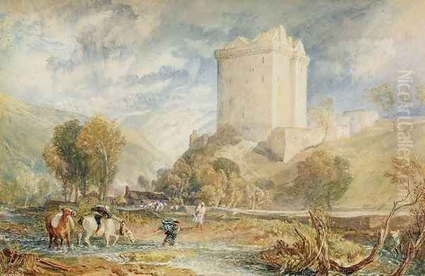 Borthwick Castle, 1818 - view 1