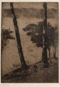 Sitzendes Paar An Der Havel by Lesser Ury