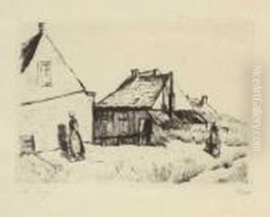 Hollandische Fischerhauser by Lesser Ury