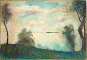 Seenlandschaft by Lesser Ury
