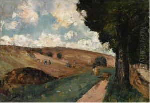 Feldarbeiter In Thuringen (workers In A Field, Thuringen)