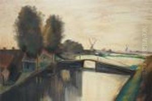 Dutch Landscape by Lesser Ury