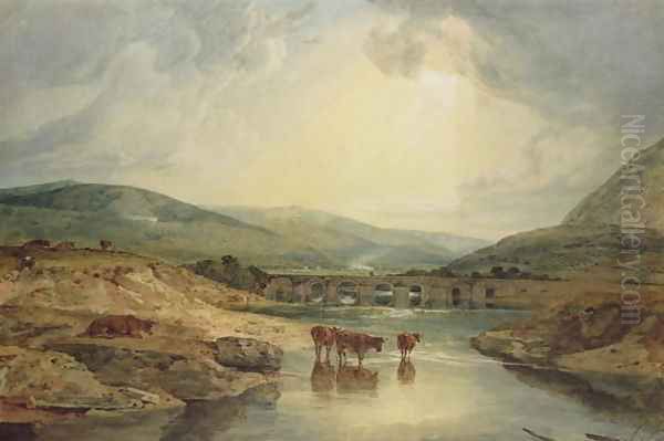Bridge over the Usk - view 1