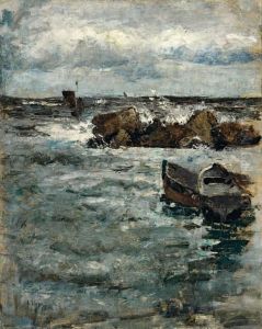 Klippen Bei Capri by Lesser Ury