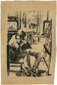 Der Kunstkenner by Lesser Ury