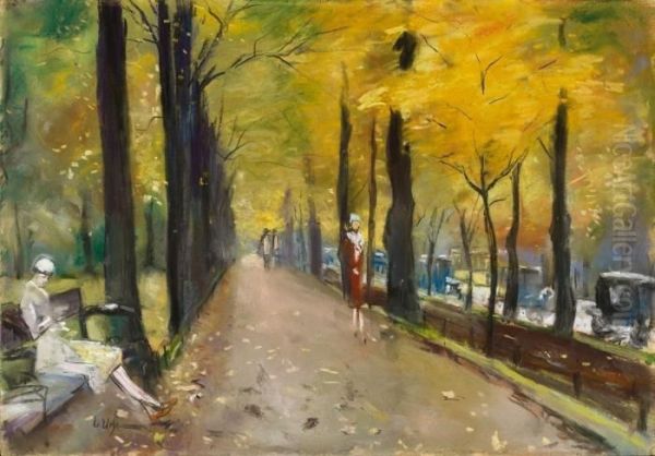Herbstliche Allee Im Tiergarten - view 1