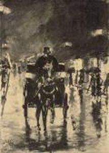 Berlin Bei Nacht by Lesser Ury