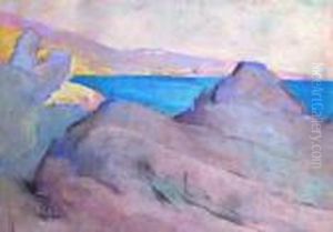 Felsenkuste Bei Mentone by Lesser Ury