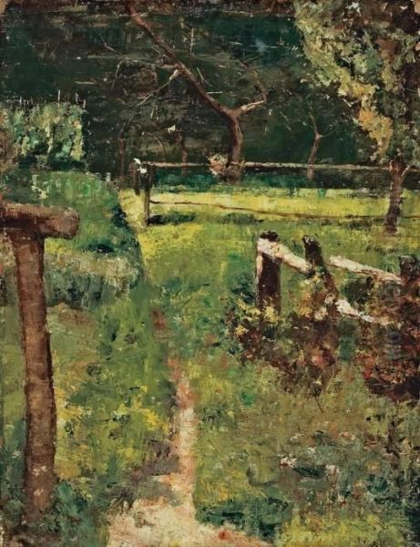 Gartenlichtung Mit Zaun - view 1
