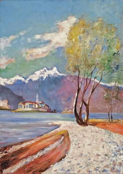 "oberitalienischer See Im Vorfruhling" - view 1