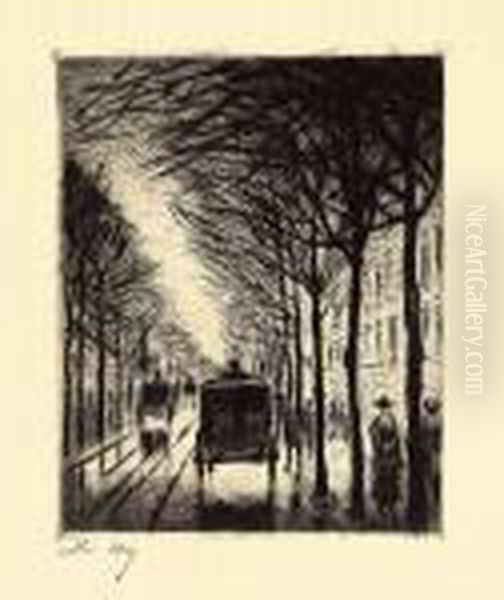 "strassenbild Klein Bellevuestrasse" - view 1