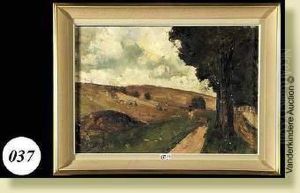 Les Moissons by Lesser Ury