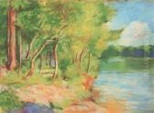 "motiv Vom Schlachtensee" by Lesser Ury