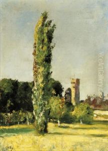 Landschaft by Lesser Ury