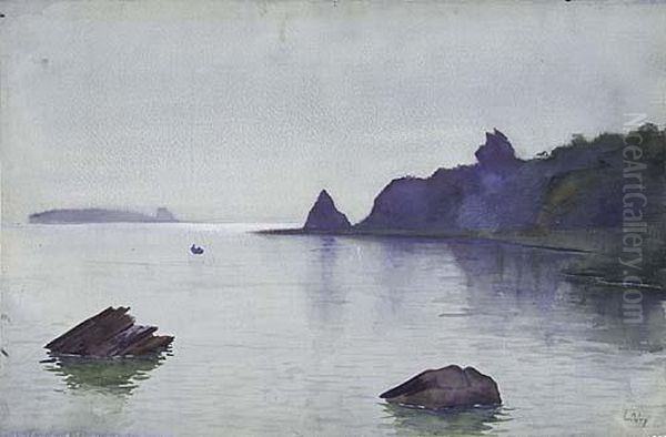 Landschaft Mit Grose See>. - view 1