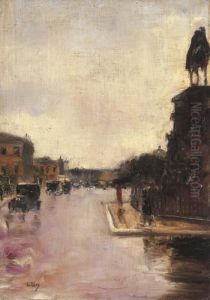 Unter Den Linden by Lesser Ury