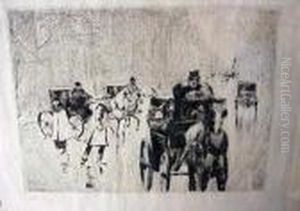 Im Tiergarten by Lesser Ury