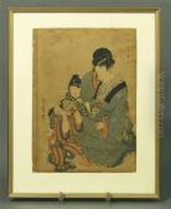 Farbholzschnitt by Kitagawa Utamaro
