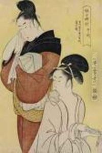Uma No Koku (the Hour Of The Horse [midday]) by Kitagawa Utamaro