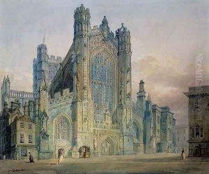 The West Front of Bath Abbey