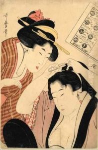 Iroha Zoro-e by Kitagawa Utamaro