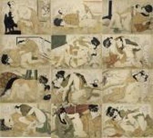 Komachibiki, Shunga by Kitagawa Utamaro