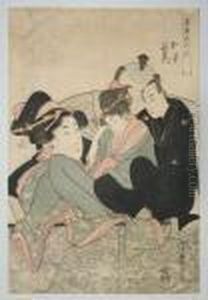 Serie Manipulation De L'amour by Kitagawa Utamaro