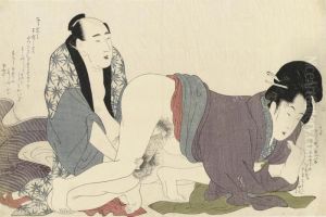 From The Series 
Negai No Itoguchi by Kitagawa Utamaro