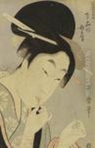 Naherin. by Kitagawa Utamaro