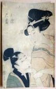 Man And Woman by Kitagawa Utamaro